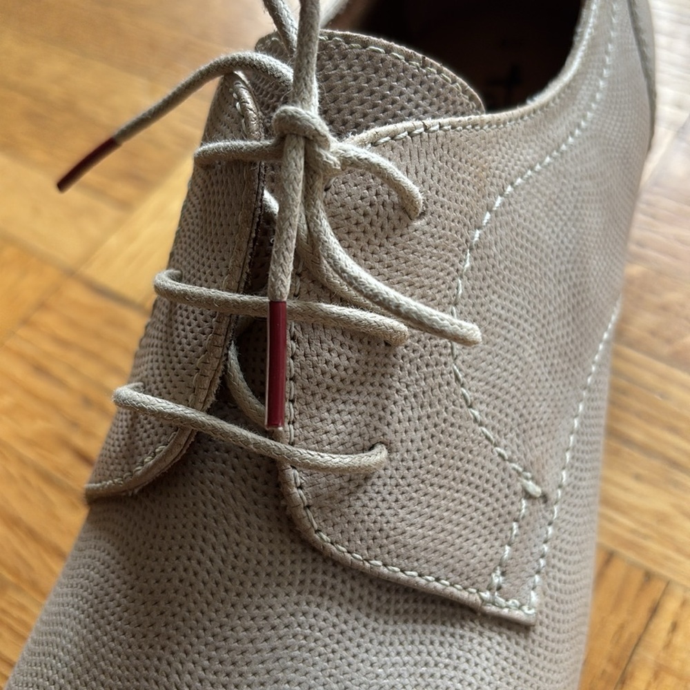 NWOT Tamaris Beige Leather Loafers - Picture 3 of 10